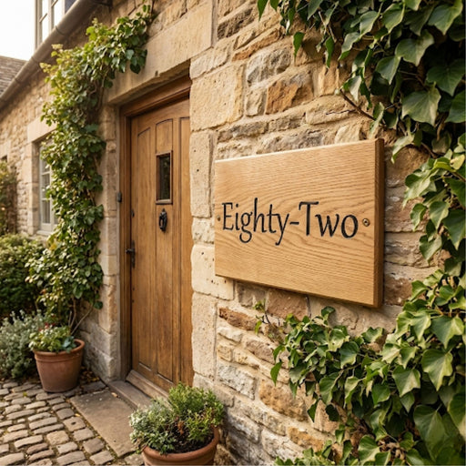 Personalised Front Door Number Plaque