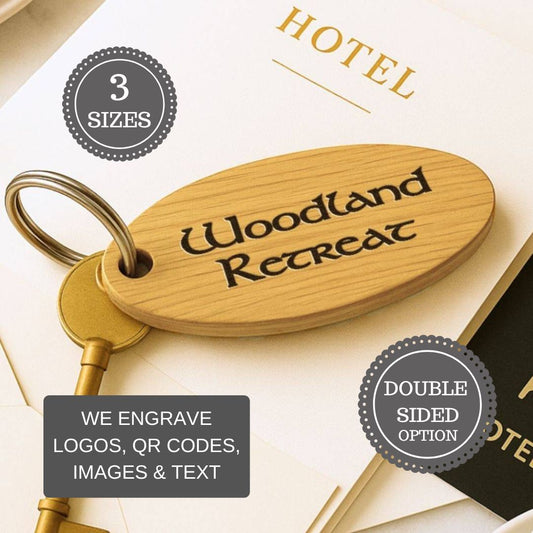 Personalised Glamping Campsite Keyring