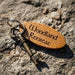 Personalised Glamping Campsite Keyring