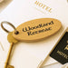 Personalised Glamping Campsite Keyring