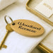 Personalised Glamping Campsite Keyring