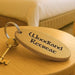 Personalised Glamping Campsite Keyring