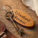 Personalised Glamping Campsite Keyring