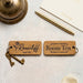 Personalised Hotel Guesthouse Wood Keyring I Name Fob