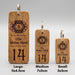 Personalised QR Code Keyring I Custom Wooden Scanable Website Keyring I Engraved Business QR Code Keychain