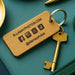 Personalised Logo Social Media Engraved Keyring