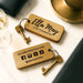 Personalised Logo Social Media Engraved Keyring
