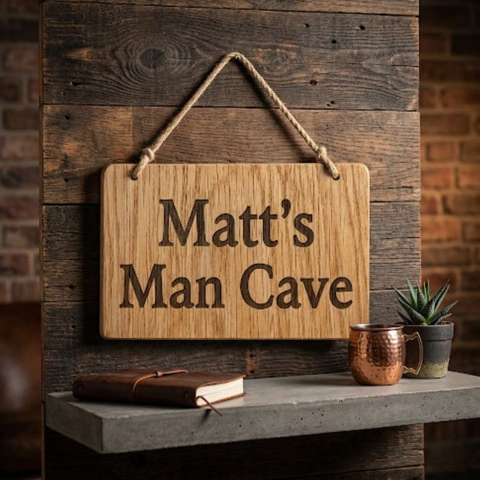 Personalised Man Cave sign