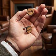 Personalised Memorial Cufflinks I Personalised Date Bereavement Gift