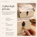 Personalised Memorial Keepsake Box with Lock, Wooden Memory Box, Luxury Sympathy & Bereavement Gift