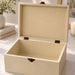 Personalised Memorial Keepsake Box with Lock, Wooden Memory Box, Luxury Sympathy & Bereavement Gift