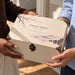 Personalised Memorial Keepsake Box with Lock, Wooden Memory Box, Luxury Sympathy & Bereavement Gift