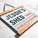 Personalised Metal Street Sign - Custom Shed Sign