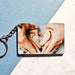 Personalised New Baby Family Photo Keyring