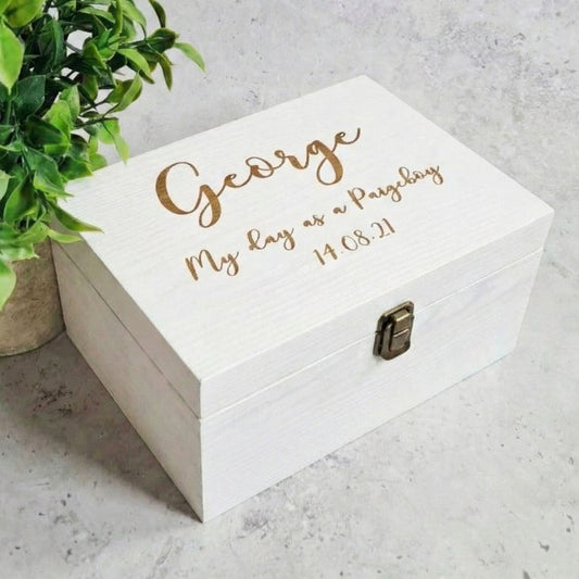 Personalised Page Boy Wedding Guest Gift I Engraved Gift Box Usher - 6 Sizes Small to XLarge