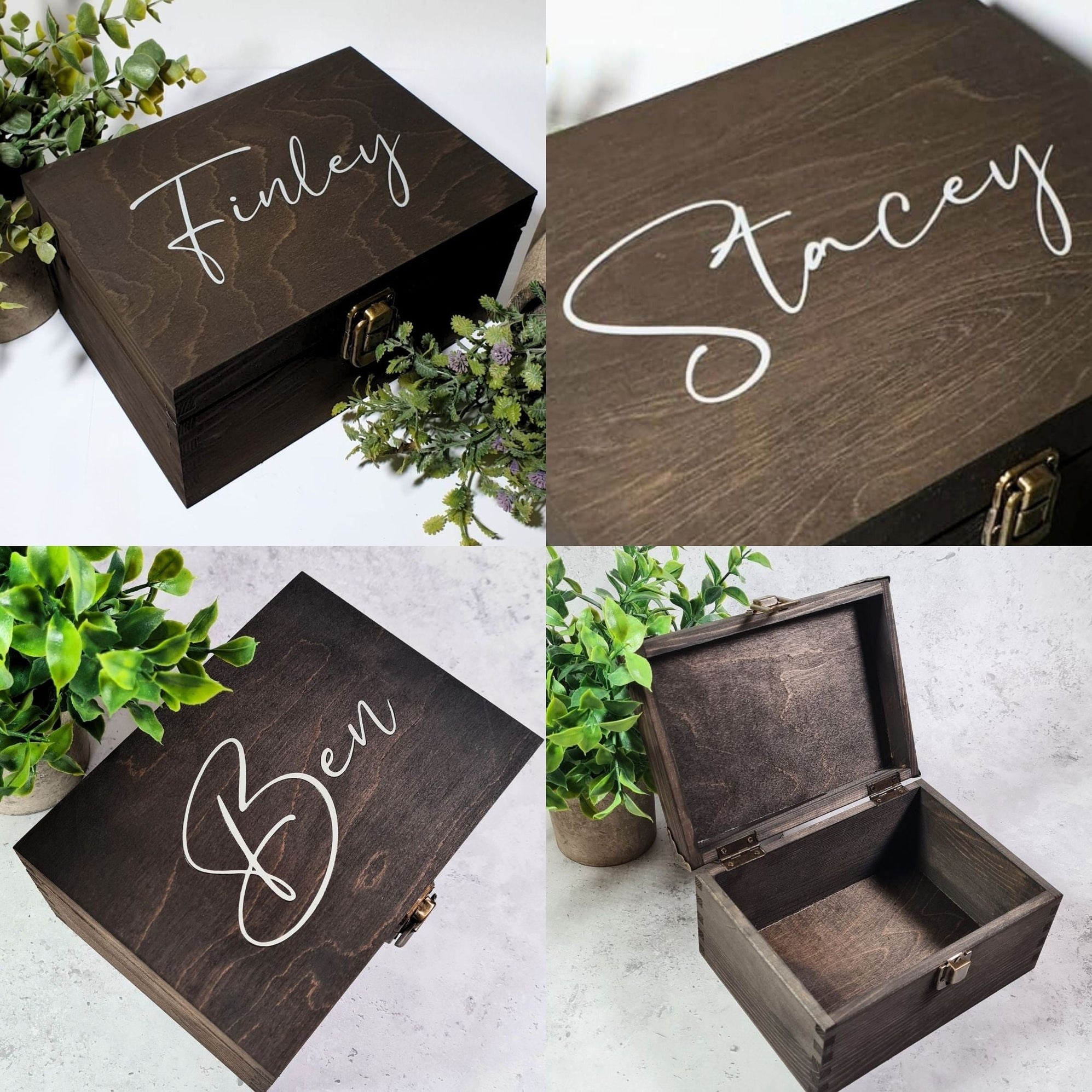 Photo Memory Boxes Personalised Photo Memory Box I A4 Document Storage I Small & Large Si ...