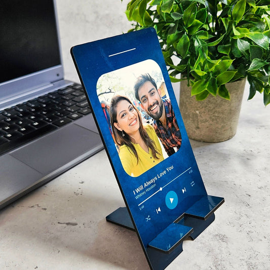 Personalised Photo Music Player Phone Stand