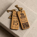 Personalised QR Code Keyring I Custom Wooden Scanable Website Keyring I Engraved Business QR Code Keychain