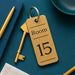 Personalised QR Code Keyring I Custom Wooden Scanable Website Keyring I Engraved Business QR Code Keychain