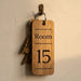 Personalised QR Code Keyring I Custom Wooden Scanable Website Keyring I Engraved Business QR Code Keychain