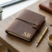 3rd Anniversary Leather Journal I Personalised Monogram Gift Idea