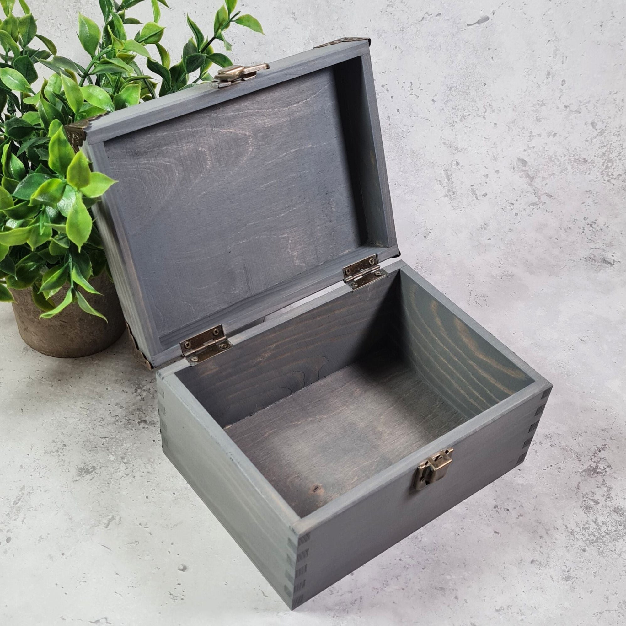 Personalised Remembrance Keepsake Box I Small to XLarge I Lockable Mem ...