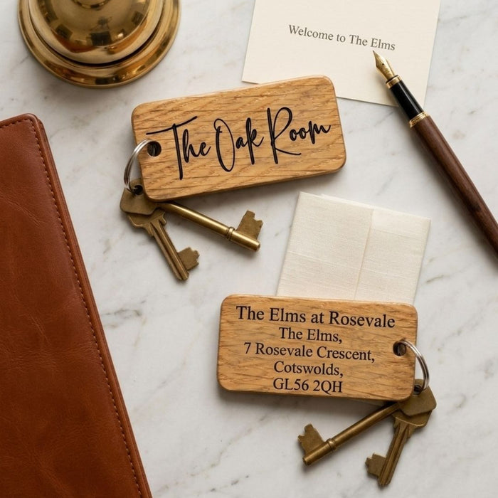 Personalised Room Name Keyring