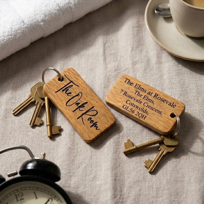 Personalised Room Name Keyring