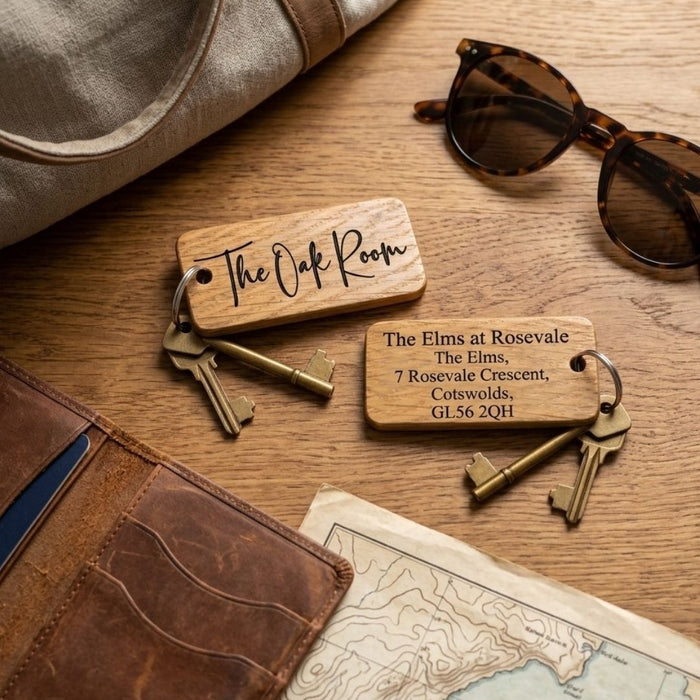 Personalised Room Name Keyring