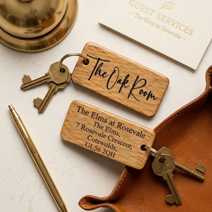 Personalised Room Name Keyring
