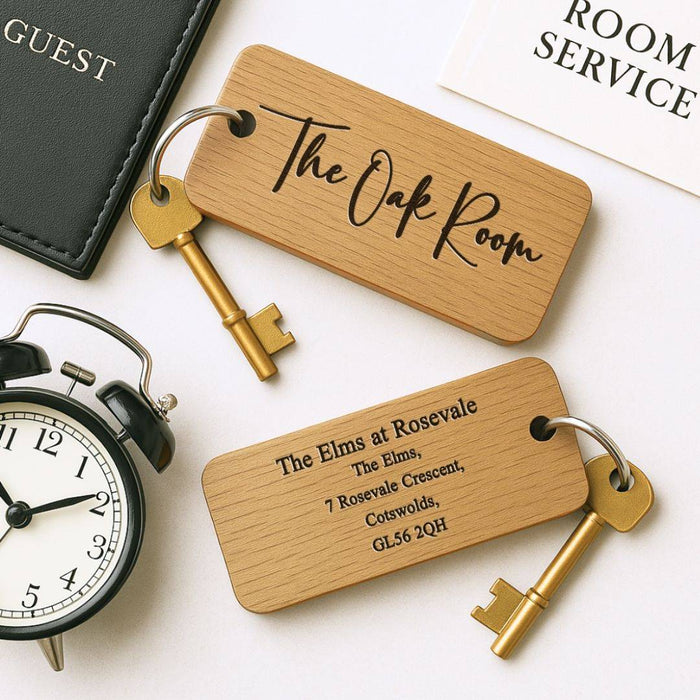 Personalised Room Name Keyring