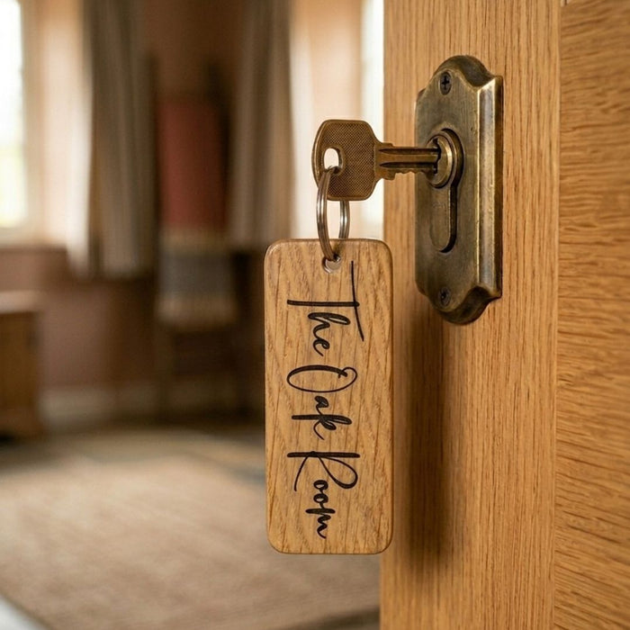 Personalised Room Name Keyring