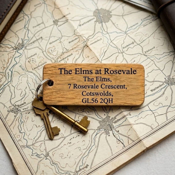 Personalised Room Name Keyring