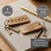 Personalised Room Name Keyring