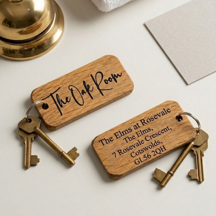 Personalised Room Name Keyring