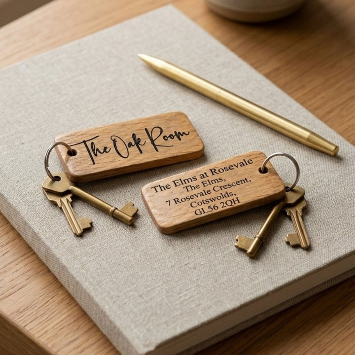 Personalised Room Name Keyring