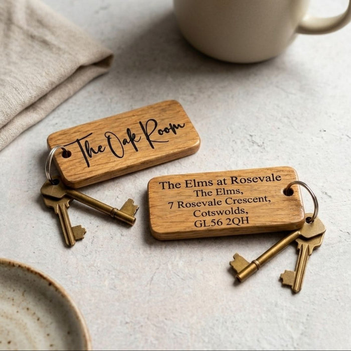 Personalised Room Name Keyring