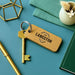 Personalised Room Name Keyring I Engraved Hotel AirBnB Bed & Breakfast Keyring I Room Number Keychain