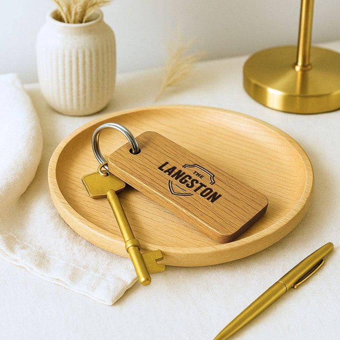 Personalised Room Name Keyring I Engraved Hotel AirBnB Bed & Breakfast Keyring I Room Number Keychain