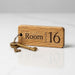 Personalised Room Name Keyring I Engraved Hotel AirBnB Bed & Breakfast Keyring I Room Number Keychain