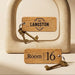 Personalised Room Name Keyring I Engraved Hotel AirBnB Bed & Breakfast Keyring I Room Number Keychain