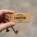 Personalised Room Name Keyring I Engraved Hotel AirBnB Bed & Breakfast Keyring I Room Number Keychain