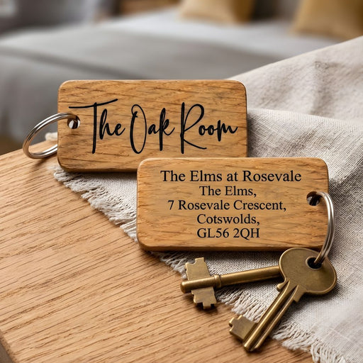 Personalised Room Name Keyring