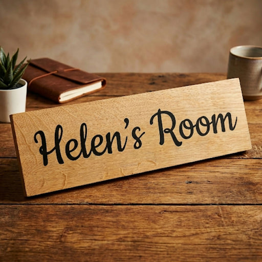 Personalised Room Plaque