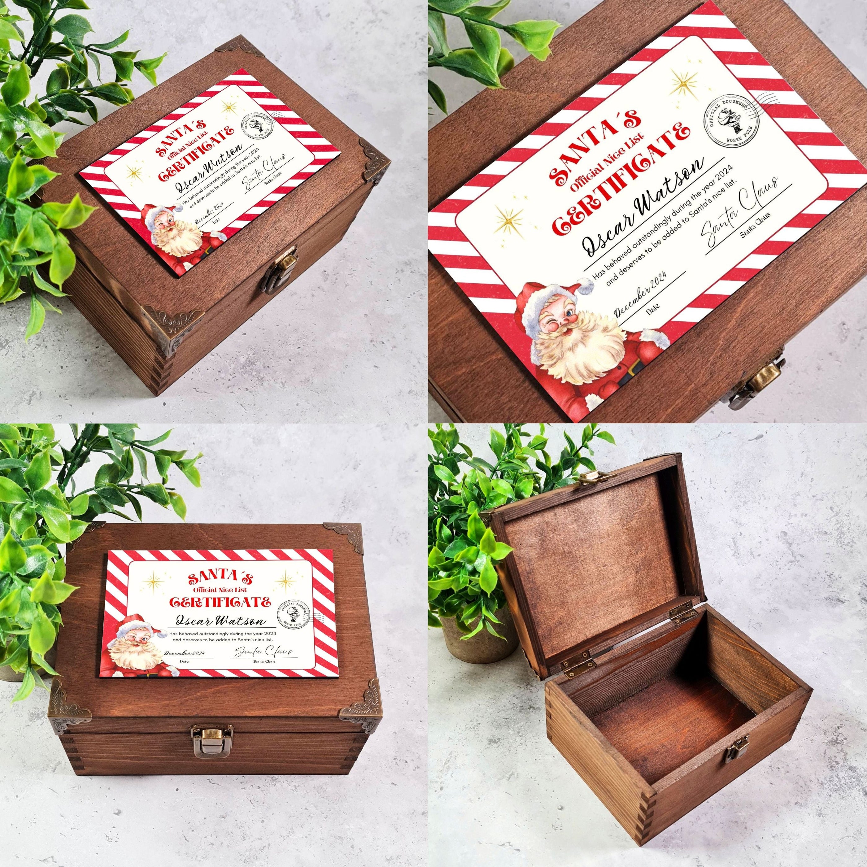 Nice Listbox Personalised 'Santa's Nice List' Christmas Eve Box | Children's Gift ...