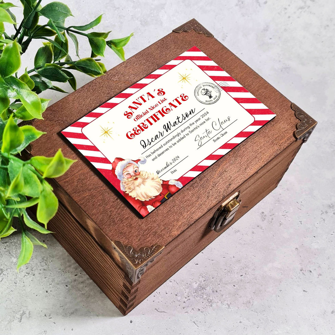 Nice Listbox Personalised 'Santa's Nice List' Christmas Eve Box | Children's Gift ...