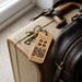 Custom QR Code Wooden Keyring, Branded Business Keyring, Personalised Logo Keychain, Promotional Company Key Fob, Engraved Key Tag