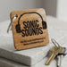 Personalised Square Logo Keyring