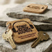 Personalised Square Logo Keyring