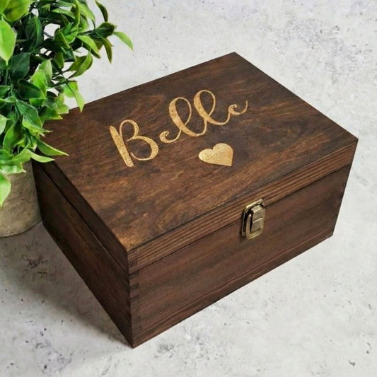 Personalised Teenager Keepsake Box I 13th 16th Gift Birthday for Her - 6 Sizes Small to XLarge